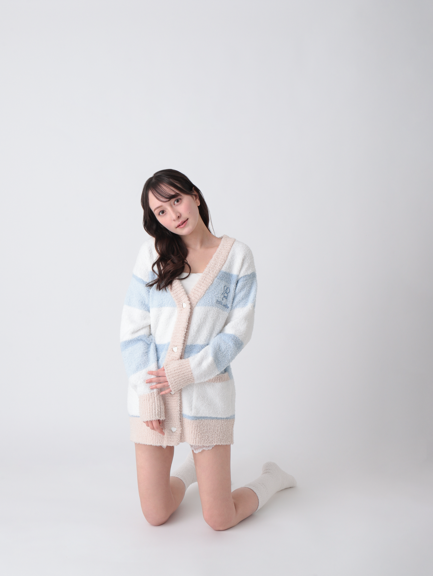 MS Blue Stripe Cardigan