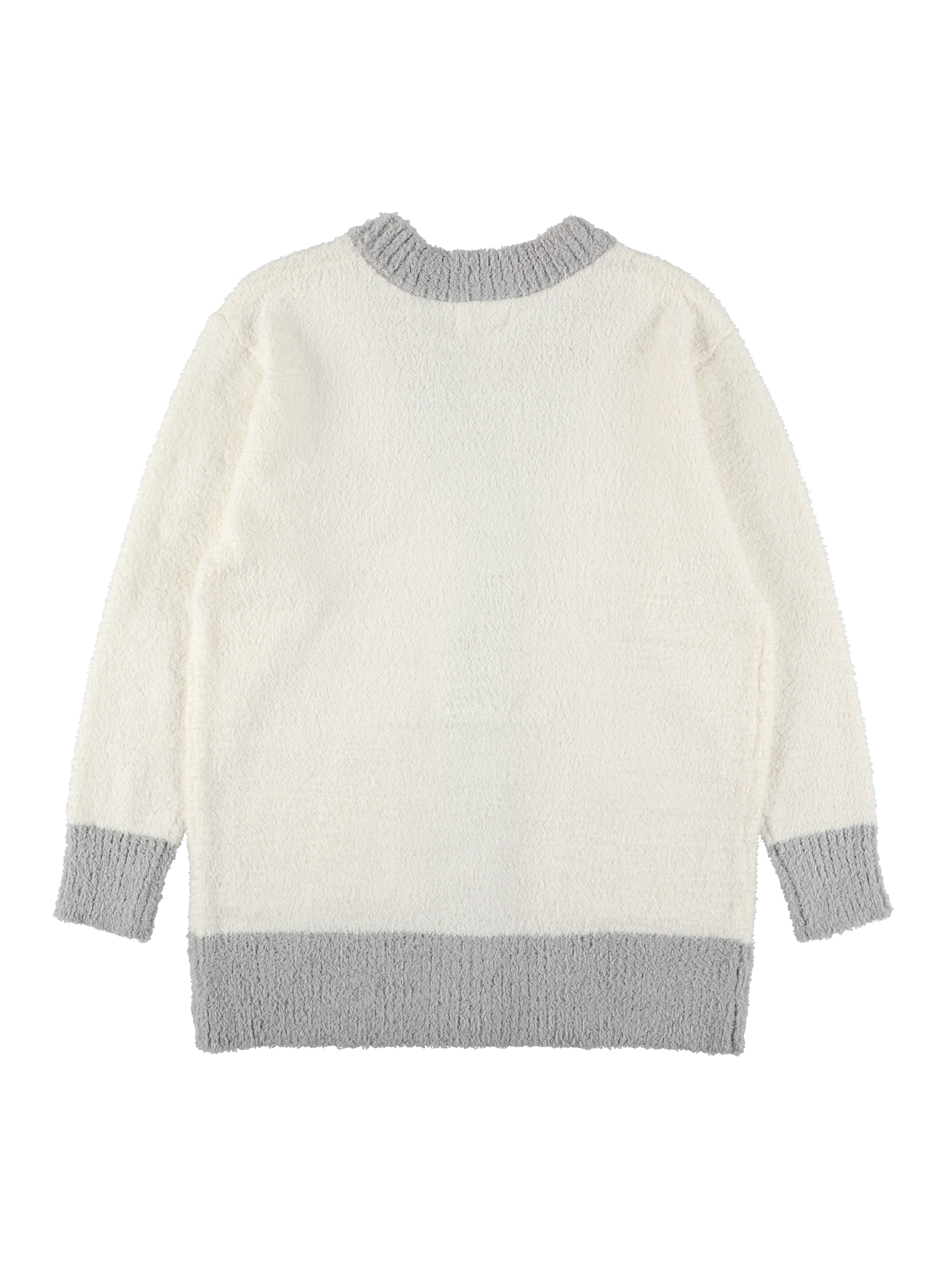 MS Off-White Gray Cardigan
